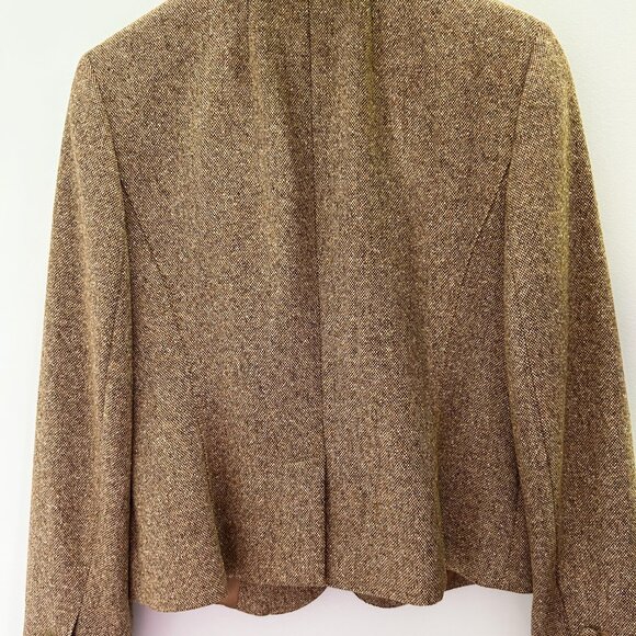 Loft Brown Tweed Blazer Jacket by Ann Taylor Size 6 - Picture 5 of 6